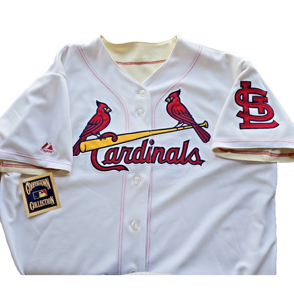 VTG Cooperstown Collection St. Louis Cardinals Reversible Jersey Shirt Size XL